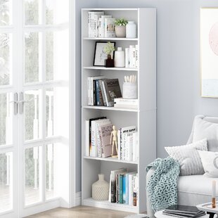 24 wide store white bookcase